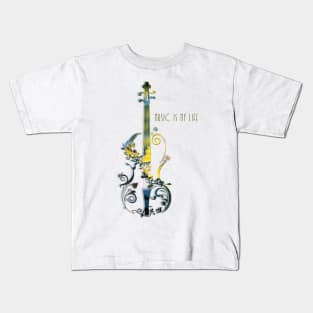 Music Is My Life Kids T-Shirt